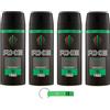 Beni Culinari Axe Africa deodorante e spray per il corpo - Spray per il corpo da uomo, 150 ml + portachiavi Beni Culinari