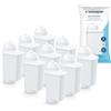 Wessper Cartucce Filtro Acqua per Macchina da Caffè Automatica 9 Pezzi - Ricambio per Brita Intenza TZ70003/TCZ7003 - Compatibile Serie Siemens EQ3 EQ5 EQ6 EQ9, Bosch, Neff, Gaggenau