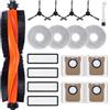 Fixbetter Set di Accessori per Xiaomi X20 Max / X20 Pro Robot Aspirapolvere Ricambio, 1 Spazzola Principale, 4 Filtri Hepa, 4 Panni per la Pulizia, 4 Sacchetti di Ricambio, 4 Spazzole Laterali di Ricambio