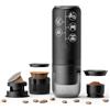 BENFUCHEN Macchina per caffè espresso portatile 3 in 1 senza funzione di riscaldamento, macchina per espresso elettrica con ricarica di tipo C, mini caffettiera da 17 bar, per cialde NESPRESSO