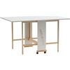 LIBEROSHOPPING.eu - LA TUA CASA IN UN CLICK Tavolo richiudibile legno formica con ruote 140x90 cm GIORGIA (Bianco)