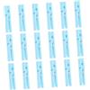 DECHOUS Mollette da Bucato in Legno Azzurro Chiaro 7,4 Cm Metallo, Set da 30 Pezzi per Fissare Trapunte e Vestiti, Leggere e Pratiche per Uso Quotidiano