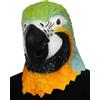 shayulajiao Maschera per pappagallo e costume per animali in lattice, traspirante, per carnevale, Halloween, design a piume 3D, per maschere e mercatini di Natale, per adulti (taglia unica)
