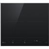 LG CBIZ2437B Piano cottura induzione 60cm, 7,4kW con limitatore, 4 zone, 2 flex, Wi-Fi