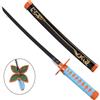 MINI KATANA ORNAMENTALE CON LAMA IN BAMBOO (ZS658BK-MI-WD)