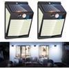 AGOTD Luce Solare Led Esterno, 2 Pezzi Faretti Solari a Led da Esterno con Sensore di Movimento, 238 LED 3 Modalità Lampada Solare Impermeabile per Giardino, Cortile, Patio, Garage, Parete (Bianco Freddo)