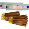 LAMARE Bastoncini di incenso Satya White Sage - 2 confezioni da 100 g (tra 140 e 160 bastoncini) - Aromaterapia - Meditazione - Yoga - Imballaggio ecologico