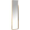 DRW 72170 Specchio da Parete Rettangolare in Metallo Dorato, 5 x 3,5 x 120 cm, Oro, Medidas: 30,5x3,5x120cm