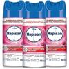 Napisan Spray Disinfettante Milleusi, Disinfettante Spray per Tessuti e Superfici, Fragranza Profumo Di Primavera, Confezione da 3 Spray da 400ml