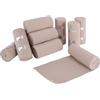JRJRN 12 Pezzi Bendaggio Elastico, Elastiche Mediche a Compressione, Bendaggio Compressione con Clip, Mediche Elastiche Wrap per Polsi, Gginocchia, Caviglie