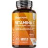 WeightWorld Vitamina C 1000mg Vegana con Rosa Canina, 180 Compresse, per 6 Mesi | 1 al Giorno, Integratore Vitamina C (Acido Ascorbico) e Bioflavonoidi da Citrus Aurantium, Senza Magnesio Stearato e Glutine