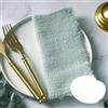 KEWPLW 12 pezzi 42 * 42 cm Tovaglioli di stoffa Asciugamano di garza di cotone Tovagliette da pranzo Tovagliolo per cena per feste Decorazione della tavola-Grish Green