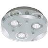Briloner - plafoniera LED, 4 x LED, GU10, chrom, GU10 3|wattsW 220|voltsV