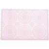Kersten B/4 3 Tovagliette all'uncinetto PVC Rosa