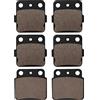 Cyleto Pastiglie Freno Anteriore e Posteriore per Suzuki LTZ400 lt-z 400 2003-2012 per ARCTIC CAT 400 DVX Sport 2004-2008 per KAWASAKI KFX 400 A1/A2/A3 2003-2005