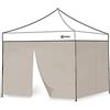 Sekey 2 Pareti Laterali con Cerniera per 3x3m Gazebo Pieghevole, Impermeabile, Cachi