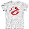 3styler T-Shirt Uomo Fantasma acchiappa Fantasmi Ghost Logo Film Cult Anni 80 Shirt - Linea Classic - 100% Cotone 185 gr/mq (M, Bianco)