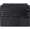 LYEAA Tastiera Bluetooth retroilluminata a 7 colori per Surface Pro 8/9/X/10/11 con custodia in pelle con tastiera di ricarica di tipo C