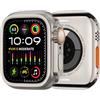 Generic Per Apple Watch 44 mm 45 mm 9 8 7 6 5 versione con cassa in metallo (colore macchina, 45 mm)
