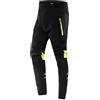 VeloZenith Pantaloni Ciclismo Uomo Pantaloni Lunghi MTB Bici Bike Sportivi Outdoor Campeggio Arrampicata Corsa Antivento Traspiranti Caldo Pile Invernali per Allenamento Outdoor (Nero-Verde,XL)