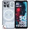 DOOGEE Blade GT Ultra 2025 Rugged Smartphone 5G, 36GB RAM + 512GB ROM, MediaTek 4nm 7300, Effetto Luce LED,100MP+32MP, 6.72 FHD+120Hz Telefono Indistruttibile, Android 14/NFC/WiFi6/Face ID/BT5.2/OTG