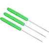 PATIKIL Badminton Racchetta Incordatura Punteruolo, 3pz Tennis Racchetta Racchetta Corda Dritto Punteruoli Guida Strumento, Verde