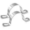 HXJDAM 8 fascette stringitubo a U da 60 mm, in acciaio inox, supporto per tubo a U per il fissaggio di tubi del gas, cavi e tubi dell'acqua