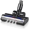 Alloytool Testa di ricambio per aspirapolvere Dyson V6 DC58 DC59 DC61 DC62 DC72 DC74 a batteria, spazzola turbo a forma di V con faro LED, adatta per pavimenti in legno duro e tappeti