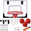 STAY GENT Mini Canestro Basket Kit per Bambini e Adulti, Mini Tabellone Basket da Camera Interno per Porta Muro Montato e Camera, Ufficio, Divertenti set Regalo di Basket per Bambino Ragazzi Ragazze