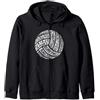 Vollyball Sports Designs Pallavolo Pallavolo Ragazze Pallavolo Felpa con Cappuccio