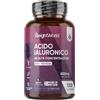 WeightWorld Acido Ialuronico Vegano da 600mg, 120 Capsule, 1 al Giorno con 500-700 kDa, (per 4 Mesi), Acido Ialuronico Integratore da Sodio Ialuronato, Hyaluronic Acid, Privo di Magnesio Stearato e Senza Glutine