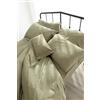 Catherine Lansfield Sateen Moss Green Set lenzuolo sopra + 2 federe + lenzuolo con angoli 260 x 280 + 50 x 110 (2)+180 x 200