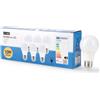 M Ledme - Confezione da 6 lampadine LED E27 A60 10W, luce neutra (4000k), attacco E27, 820 lumen, IP20, apertura fascio luminoso 200°, efficienza energetica e basso consumo. Modello LM7611