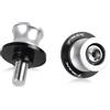 YIEBA 2 Pezzi Forcellone Cavalletto,M6-Motociclo Nottolini Forcellone Appoggi Per T MAX TMAX 500 530 T-MAX 530 DX SX 2004-2019 Swing Arm Spools Slider pour Moto(Argentato)