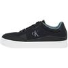 Calvin Klein Uomo Sneakers con Suola Preformata Classic Tech Ripstop Profilo Basso, Multicolore (Black/Bright White/Trooper), 46 EU