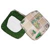 Russo Tessuti Coppia 2 Cuscini Sedie Imbottiti Cuore Allungato Elastico Vari Colori-Verde