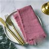 KEWPLW 12 pezzi 42 * 42 cm Tovaglioli di stoffa Asciugamano di garza di cotone Tovagliette da pranzo Tovagliolo per cena per feste Decorazione della tavola-Orchidea