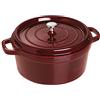 STAUB Casseruola/Cocotte in Ghisa, Rosso (Granatina), Tonda 28 cm, 6,7 litri