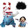 Smavles 1 Set Cane Awful Costume Animali domestici, Halloween Cosplay Divertenti, Feste Natalizie per Gatti Taglia Medio-Piccola (M)