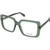 Marc Jacobs MJ 1124 1ED | Occhiali da Vista Graduati | Prova Online | Plastica | Quadrati | Verde, Trasparente | Adrialenti
