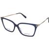 Marc Jacobs Marc 833 PJP | Occhiali da Vista Graduati | Prova Online | Plastica | Quadrati | Blu, Trasparente | Adrialenti