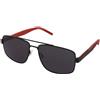 Hugo by Hugo Boss Hugo Boss HG 1338/S 003/IR | Occhiali da Sole Graduati o Non Graduati | Prova Online | Metallo | Quadrati | Nero | Adrialenti