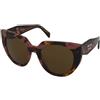Prada PR 14WS 18N01T | Occhiali da Sole Graduati o Non Graduati | Prova Online | Plastica | Quadrati | Viola, Marrone, Havana | Adrialenti