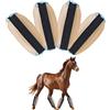 TOWEBOORY Stinchiere Cavallo Equitazione, 4 Pezzi Stivale Antimosche per Cavalli Leggings Antimosche in Rete per Cavalli professionali design traspirante Anti-Mosche Accessori per Cavalli