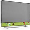 kwmobile Protezione Compatibile con 24 TV - Cover Proteggi-Schermo PC e TV - Custodia Protettiva Anti-Polvere da Interno - grigio chiaro