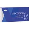 IBSA FARMACEUTICI ITALIA Srl Viscoderm 1.6 Trio - 3 Siringhe - Acido Ialuronico 1,6% - Aghi Sterilizzati - Trattamento Intradermico