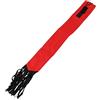 Locadence Borsa per Coda di Cavallo, Protezione per Coda di Cavallo in Tessuto Non Tessuto Resistente all'Acqua con Frange alla Moda, Protezione per Coda di Cavallo con Chiusure (Rojo)