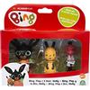 Giochi Preziosi Bing Set 3 Mini Personaggi, Bing, Flop e Dottor Molly, dai Colori Luminosi e Dalle Giuste Dimensioni per le Mani dei più Piccoli, per Bambinia Partire dai 18 Mesi, BNG41000, multi