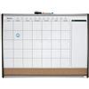 Nobo Piccola Agenda Settimanale e Mensile / Lavagna Magnetica con Bacheca in Sughero e Cornice ad Arco, Montabile a Parete, per Casa / Ufficio, 585 mm x 430 mm