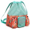 Kiokids BORSA DA SPIAGGIA A RETE PER BAMBINI - ARANCIO VERDE
